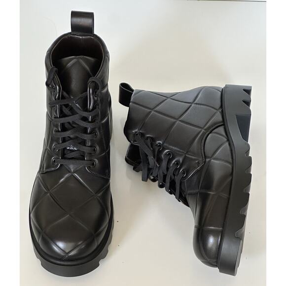 Bottega Veneta Padded Leather Lace-up Ankle Boots 10 US 708999 IT NIB $1950 main image 8